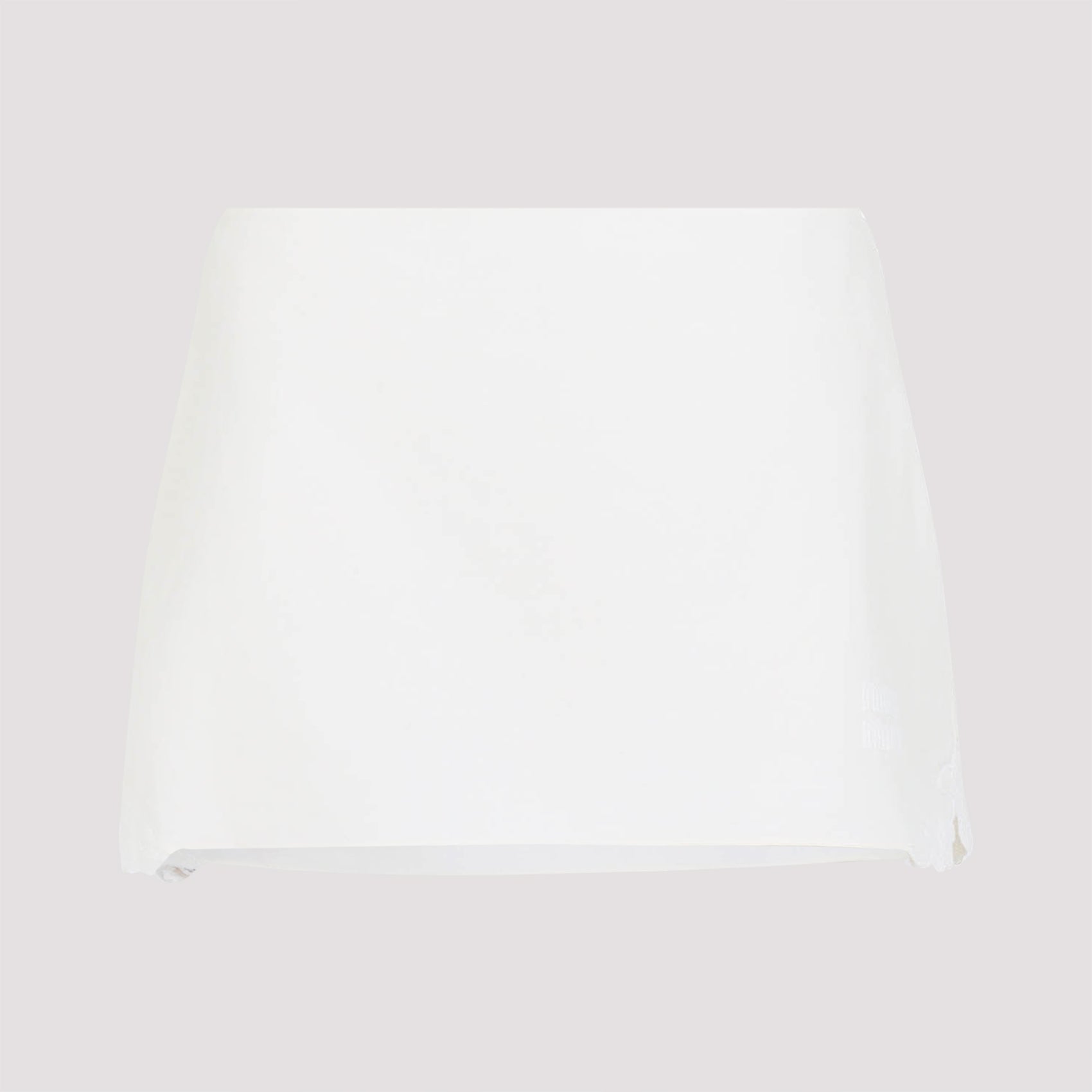 Miu Miu Mini skirts - White | 752cef29ac7c3dad674d9b0e233c80bcd262c0c9