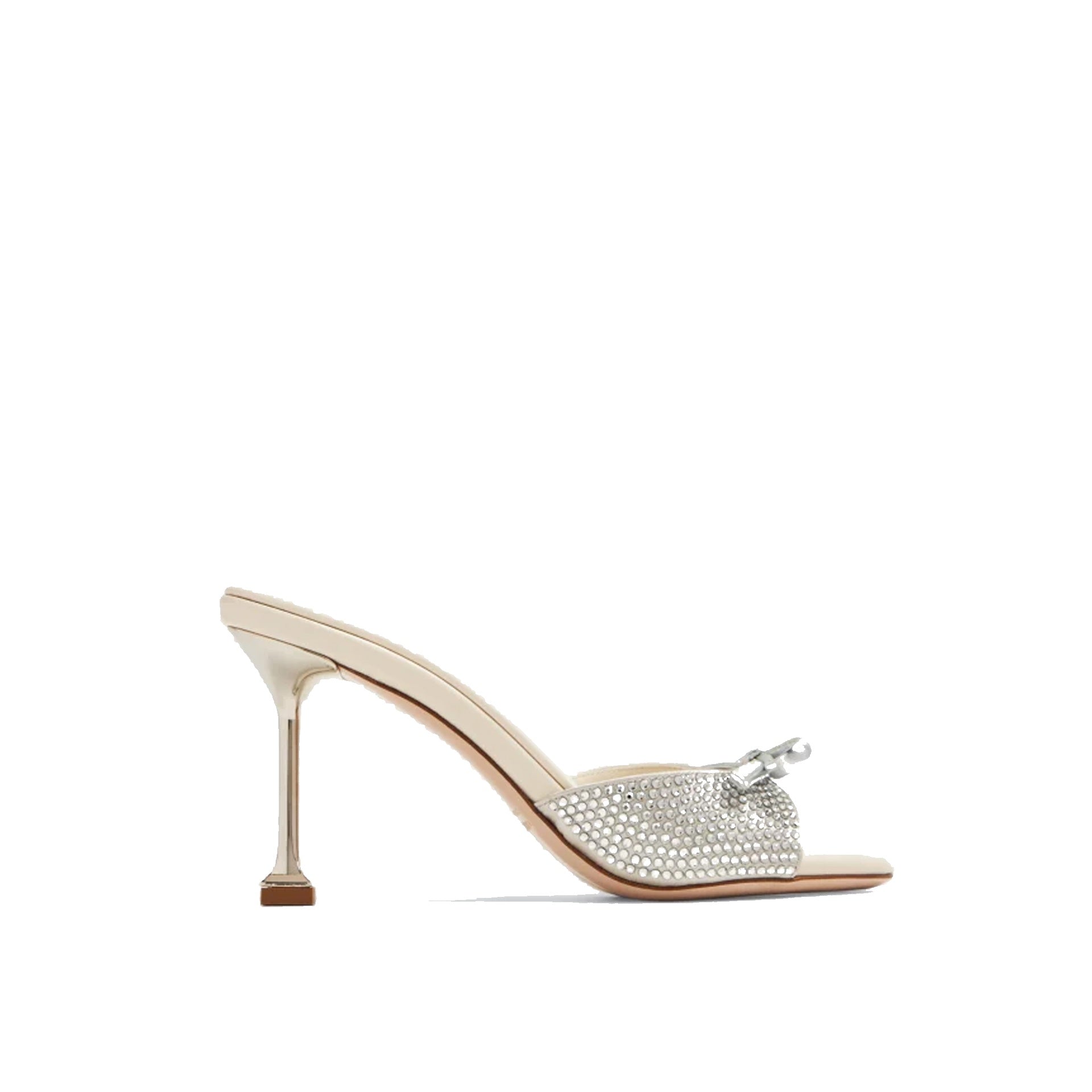 Miu Miu Leather Crystals Mules - WOMEN SHOES - MIU MIU - T.Luxy