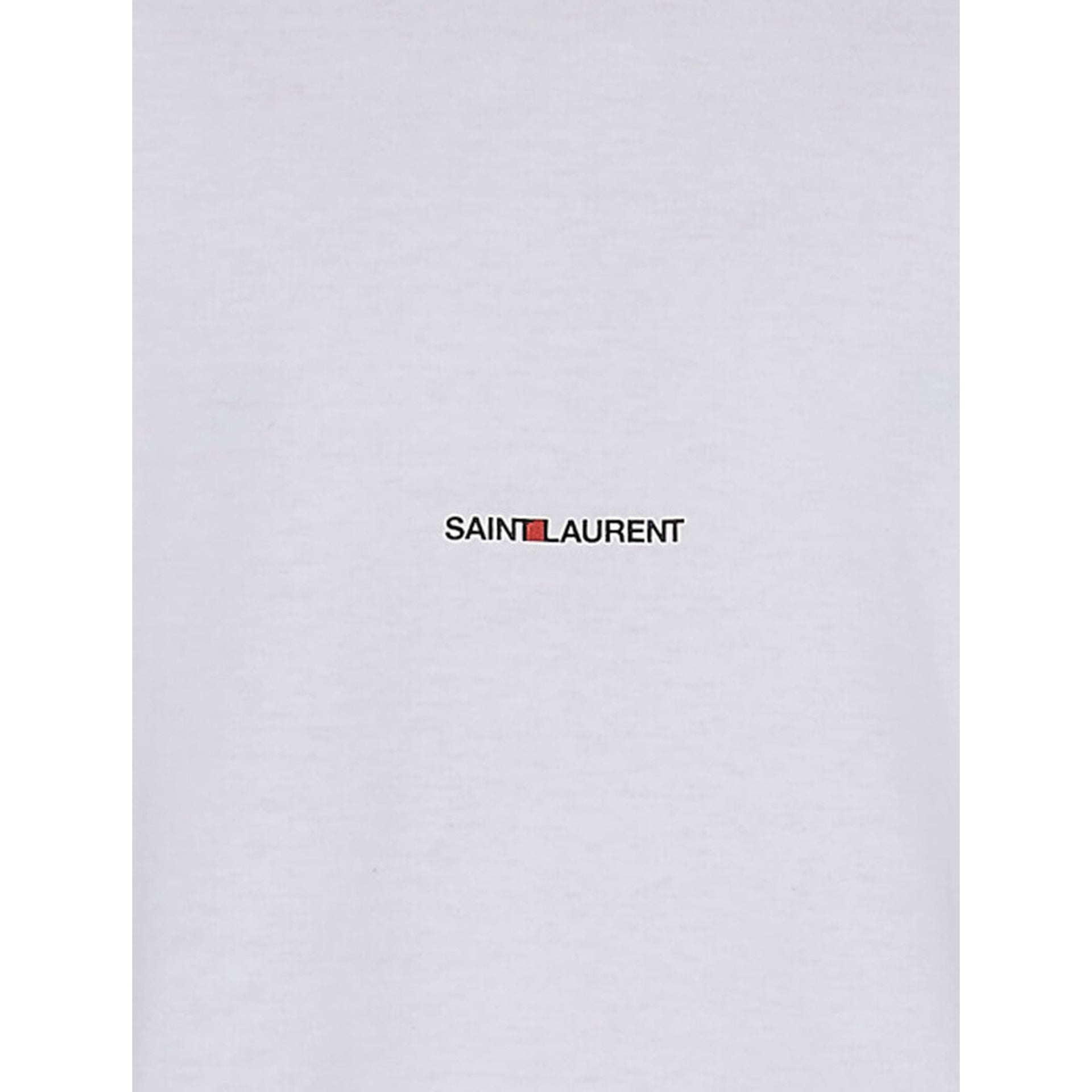 Saint Laurent Cotton Logo T-Shirt - WOMEN CLOTHING - SAINT LAURENT - Tluxy New
