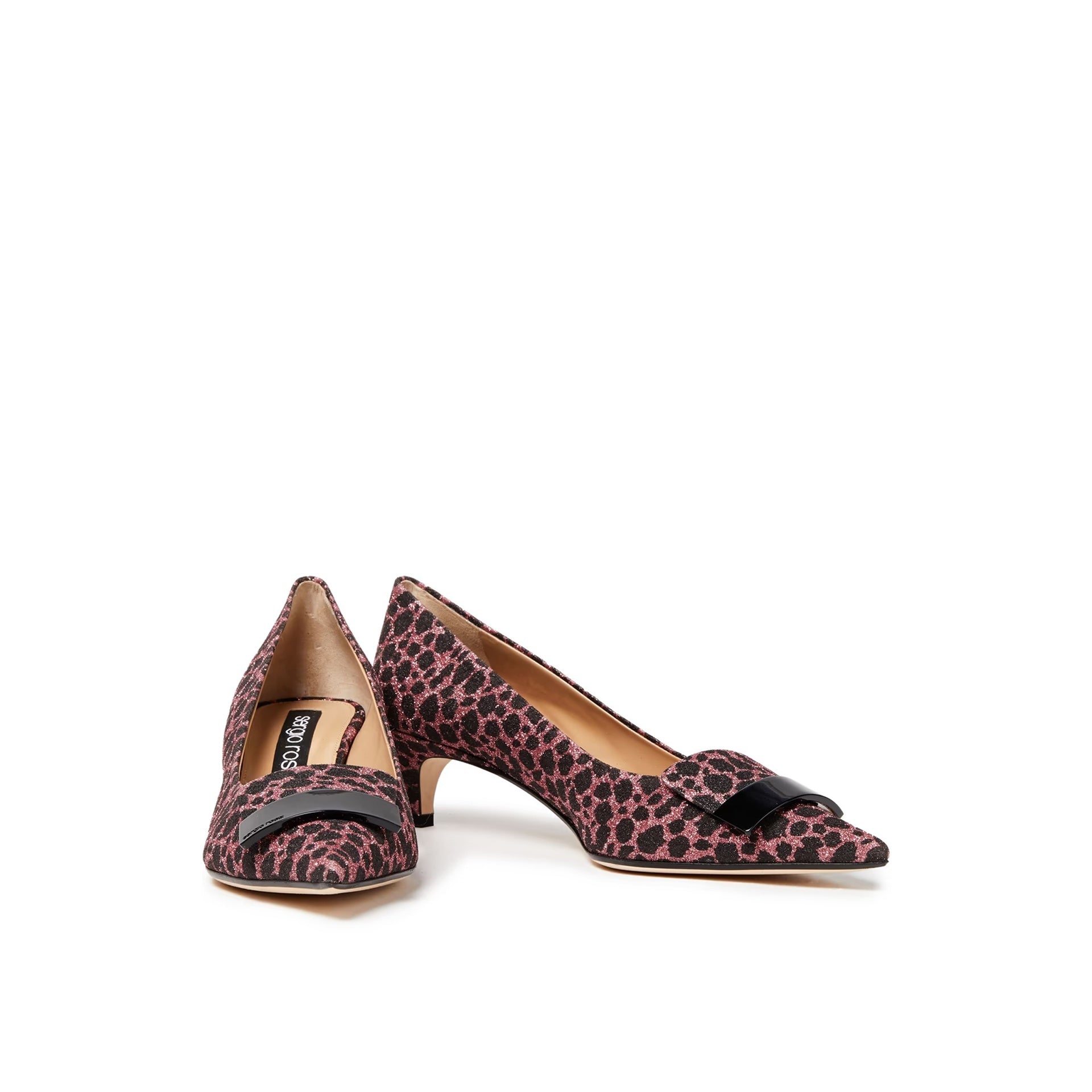 Sergio Rossi SR1 045 Glitter Pumps