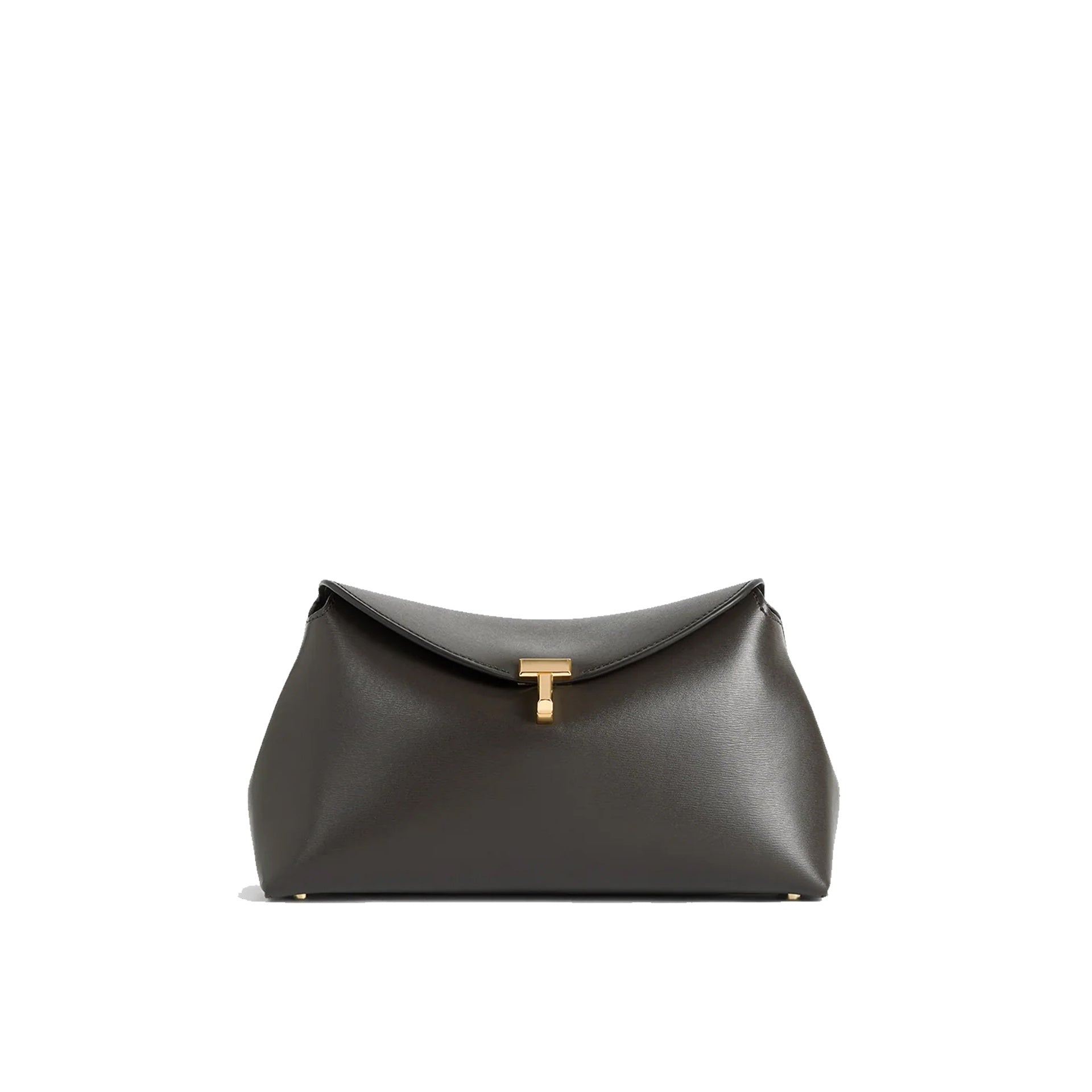 Toteme T - Lock Leather Clutch Bag - WOMEN BAGS - TOTEME - T.Luxy