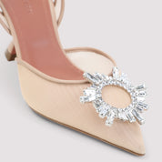 Amina Muaddi Mules - Nude & Neutrals | daaeb8fed6dcdea78cfb134450b9d884209551ee