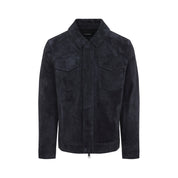 Yves Salomon Leather - Blue | c4170cd1a7e86dcb711aed715f9bbf05bfdaaee2