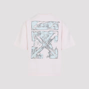 Off White Rubbed Paint Arrows Skate T-Shirt - MEN CLOTHING - Off White - T.Luxy