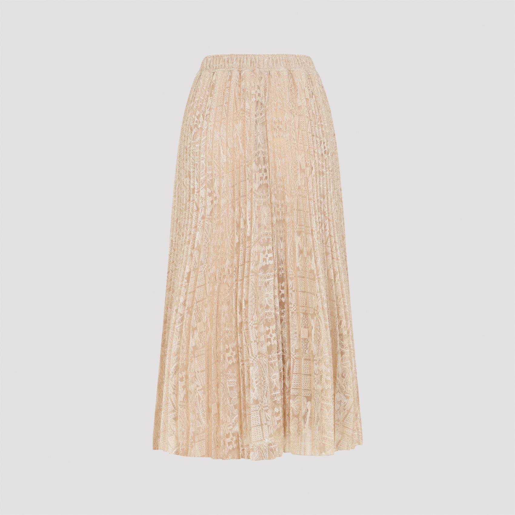 Ermanno Scervino Lace Midi Skirt - WOMEN CLOTHING - Ermanno Scervino - T.Luxy