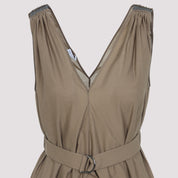 Brunello Cucinelli Cotton Dress - WOMEN CLOTHING - Brunello Cucinelli - T.Luxy