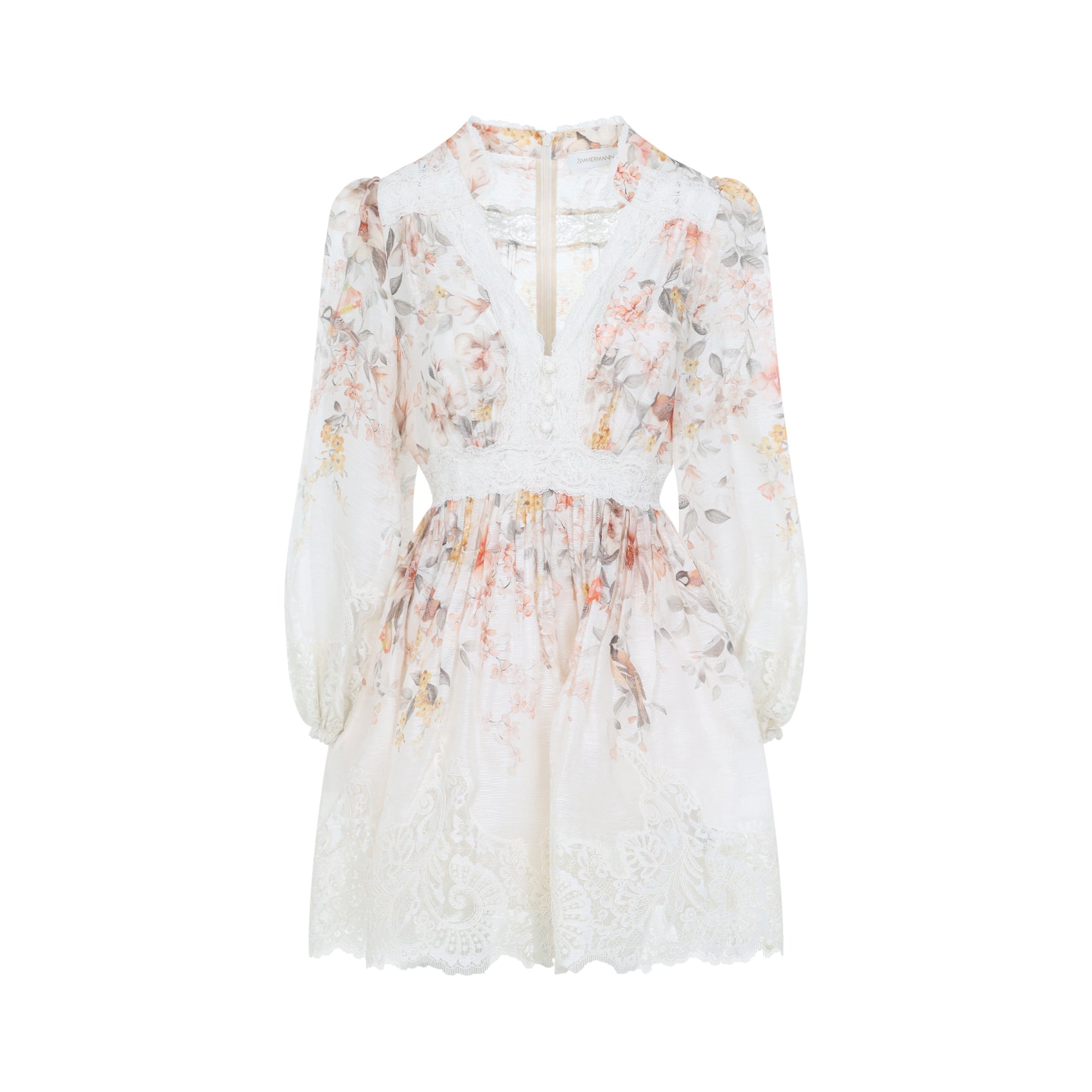 Zimmermann Luca Lace Lantern Dress - WOMEN CLOTHING - Zimmermann - T.Luxy