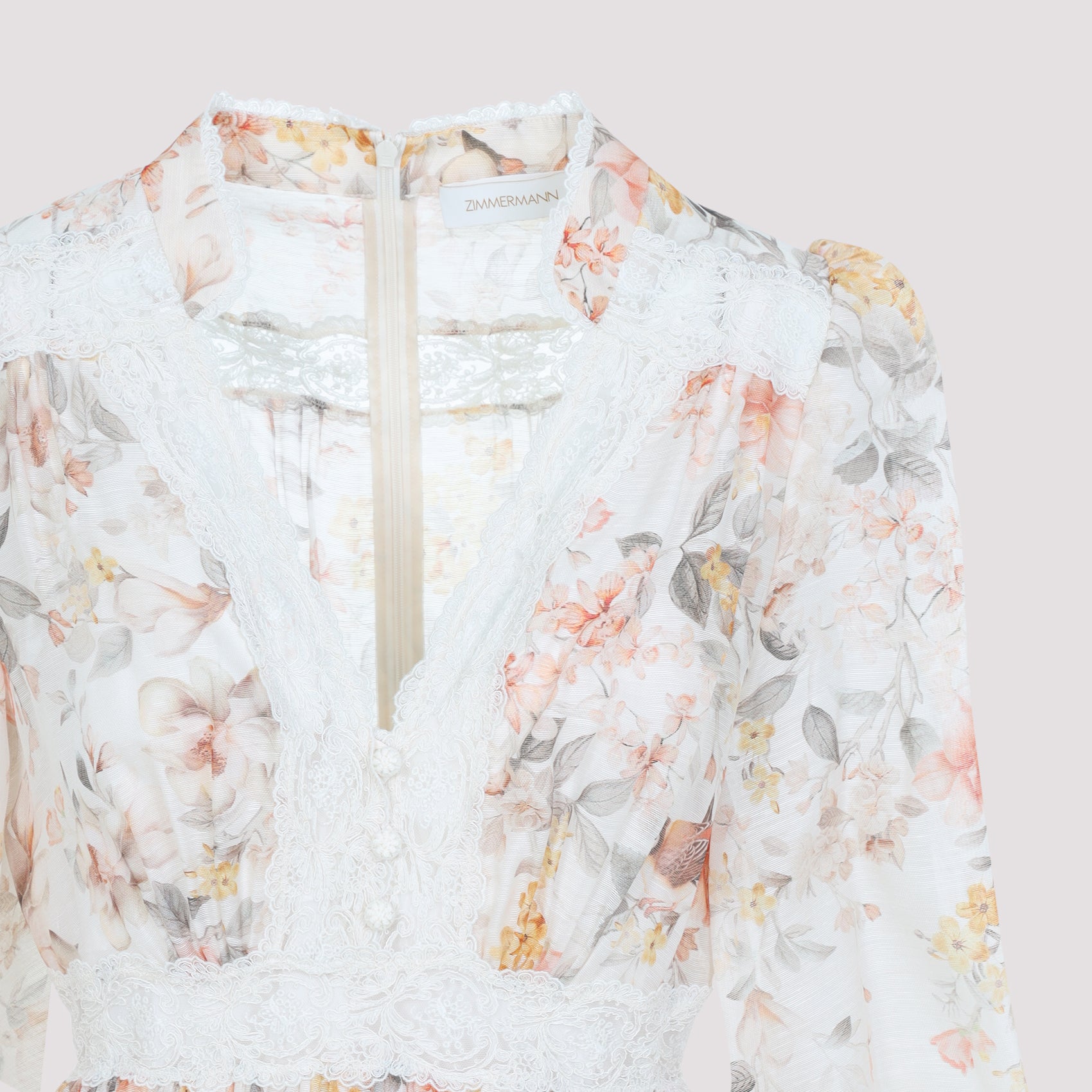 Zimmermann Luca Lace Lantern Dress - WOMEN CLOTHING - Zimmermann - T.Luxy