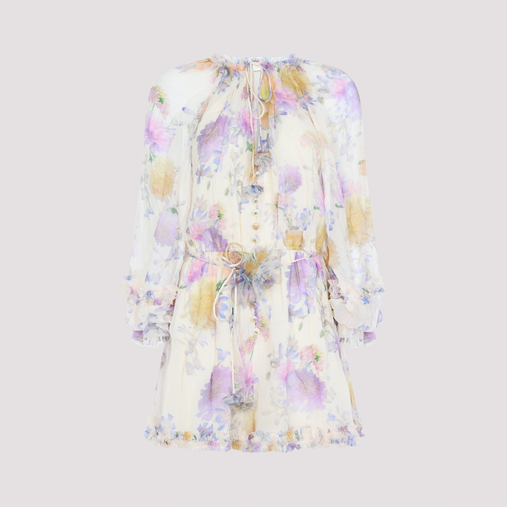 Zimmermann Luna Ruffle Playsuit - WOMEN CLOTHING - Zimmermann - T.Luxy