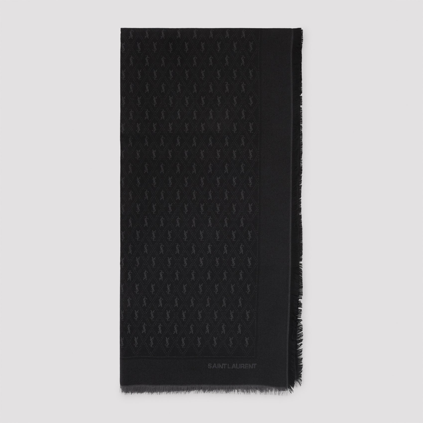 Saint Laurent Scarves - Black | 67c23287d7fd737b3e3ae9028fe82d20c73f7530