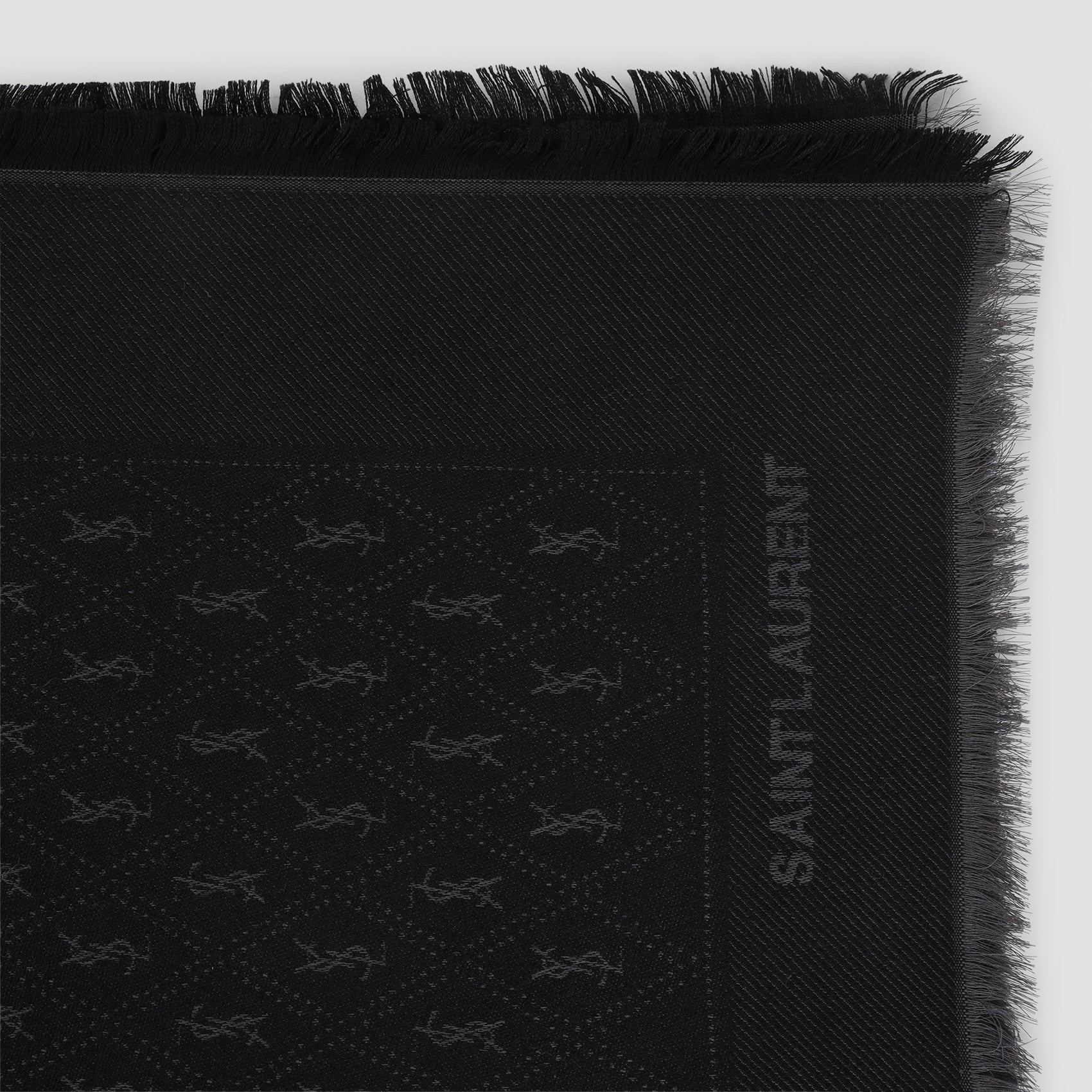Saint Laurent Scarves - Black | b07cbd2d2ff741d9ba1c10fa921cc7169df20bb8
