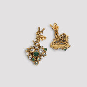 Saint Laurent Earrings - Metallic | 6aa0760420646c7fa7ade81d4dfebe04f9e06f18