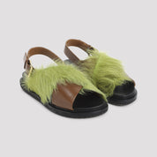 Marni Sandals - Brown | 999324b618b0d04138a2a728369a48747eab01ec