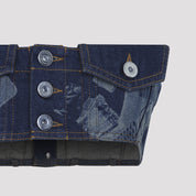 Jean Paul Gaultier Denim Bra Top - WOMEN CLOTHING - Jean Paul Gaultier - T.Luxy