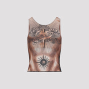 Jean Paul Gaultier Safe Sex Tattoo Top - WOMEN CLOTHING - Jean Paul Gaultier - T.Luxy