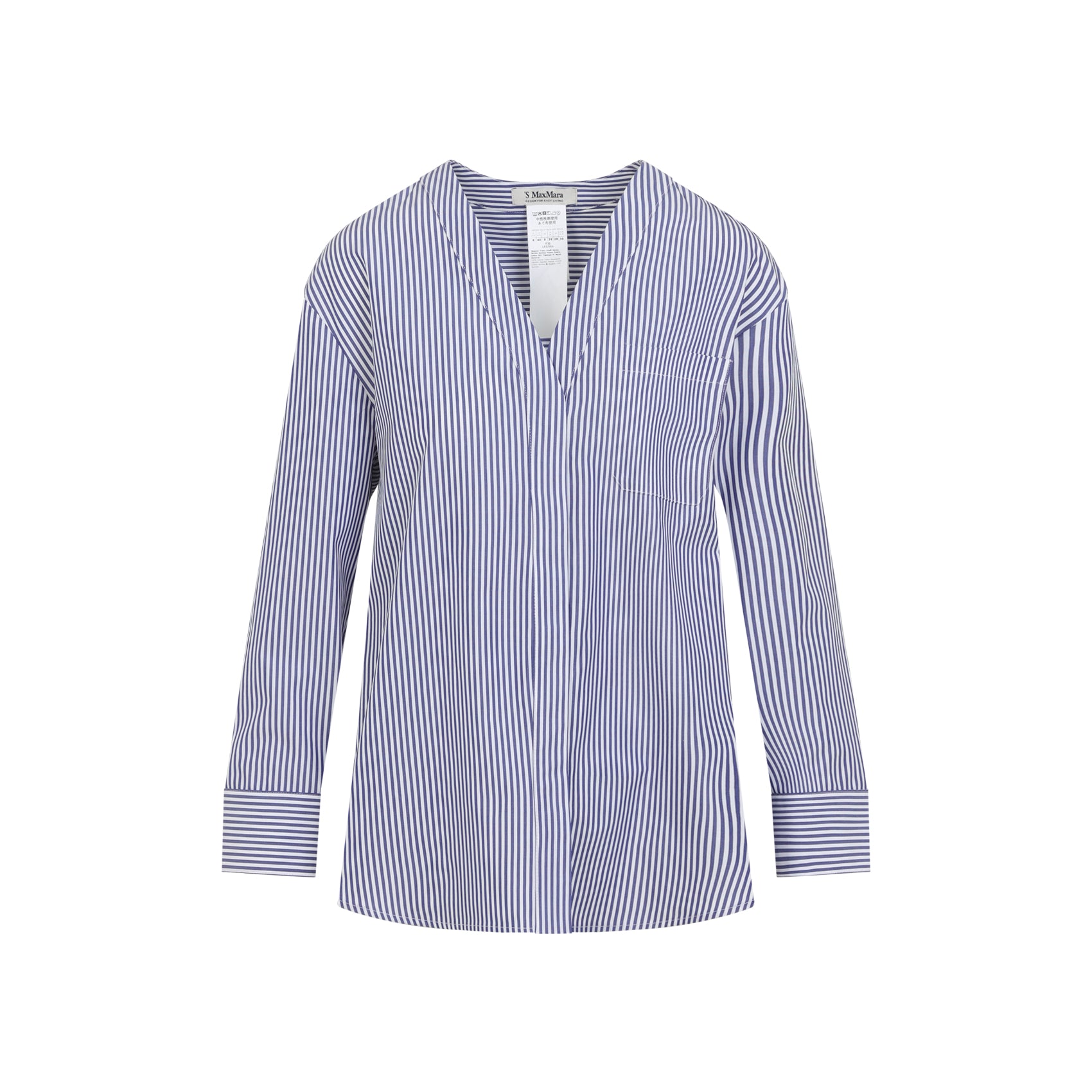 Max Mara`S Striped - Blue | 6dfcea1f1d247e19e1f2feb35d0816f578b00e40
