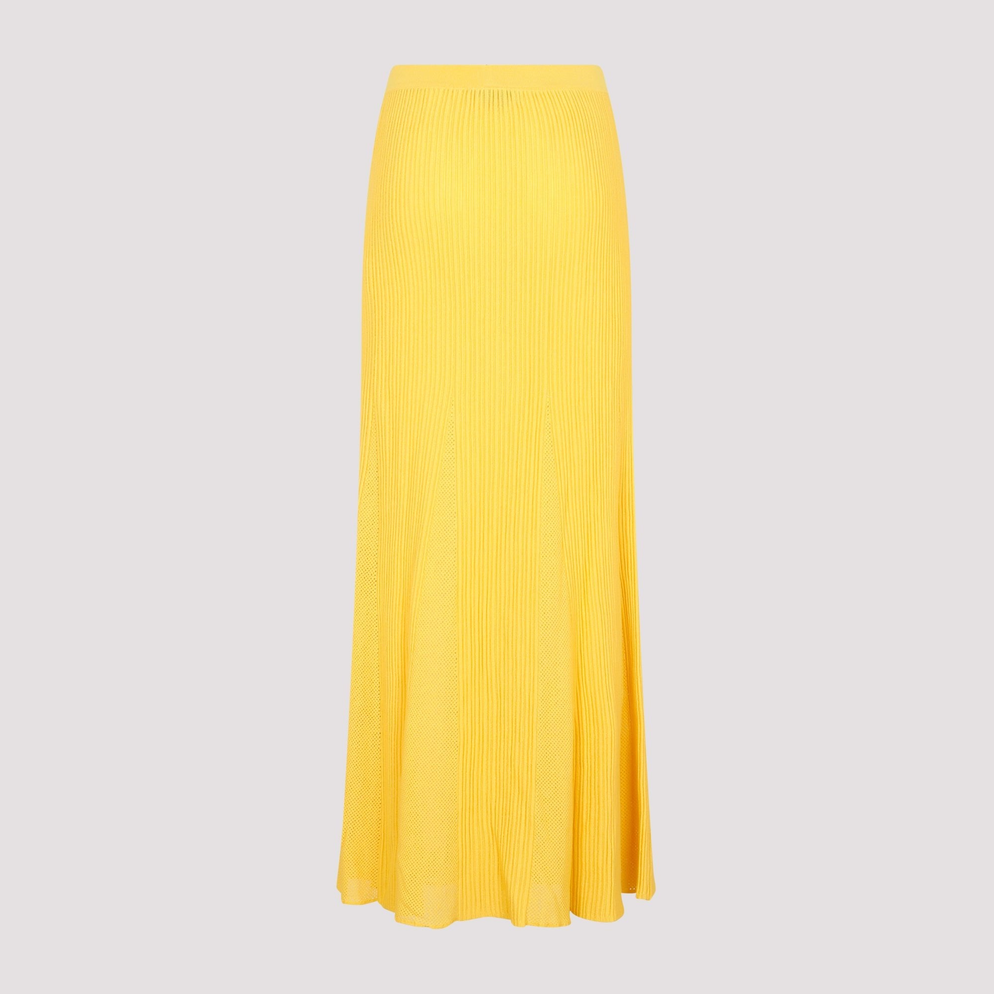 Gabriela Hearst Midi skirts - Yellow & Orange | 074f460dd7a19d8b52a66e01ba20a9da9db842cd