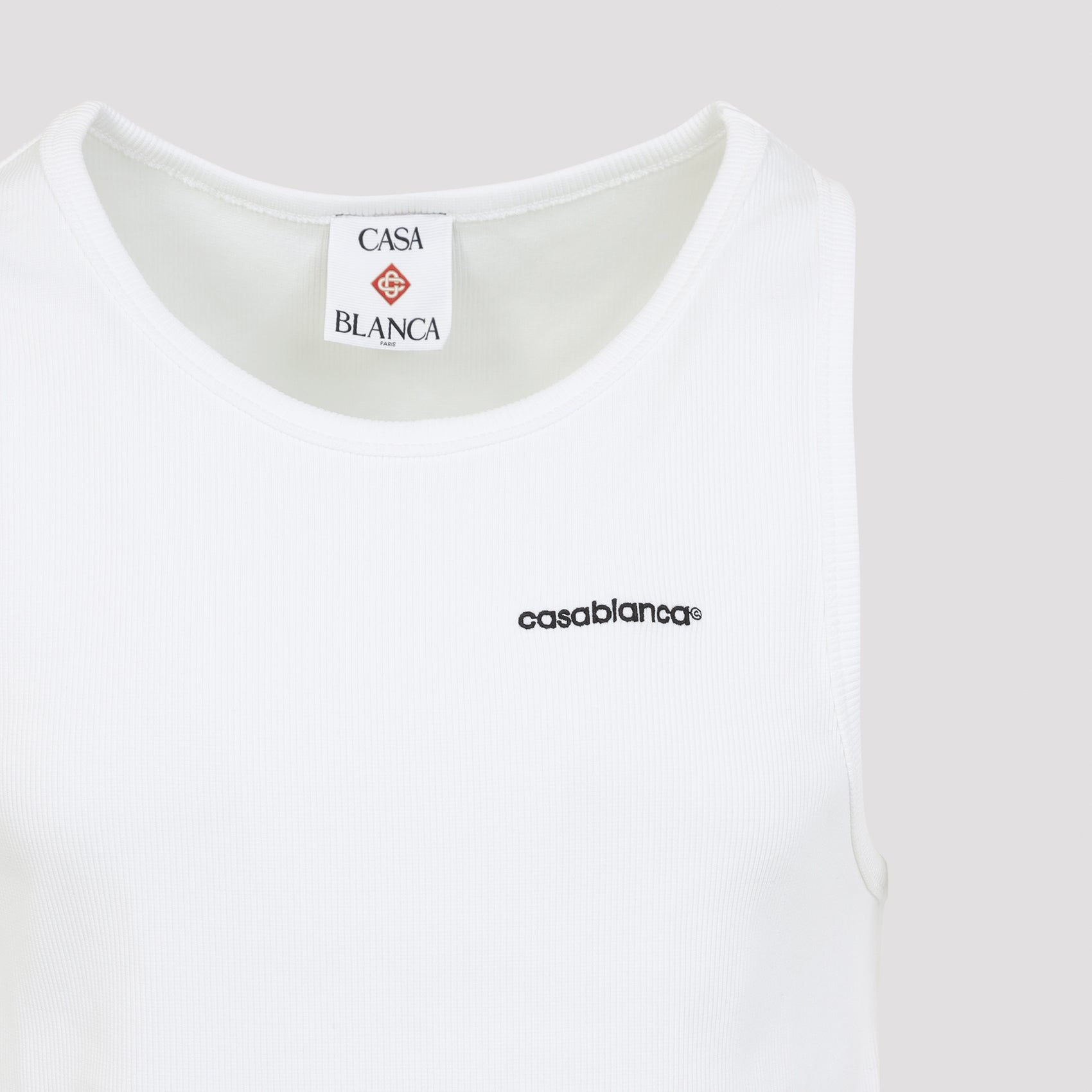 Casablanca Ribbed Tank Top - MEN CLOTHING - Casablanca - T.Luxy