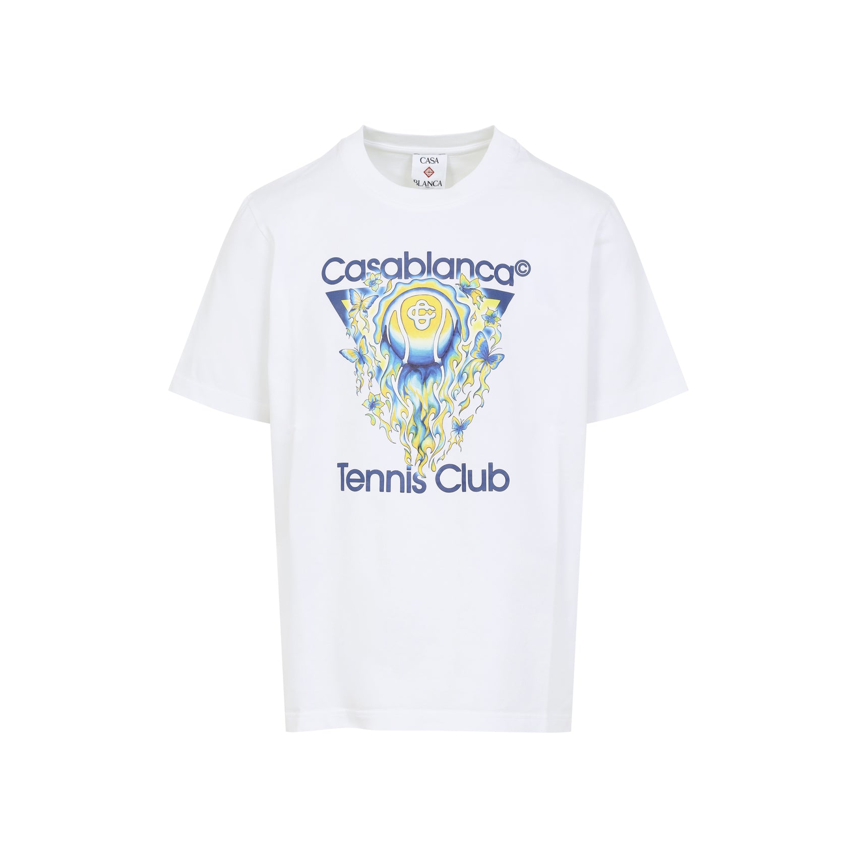 Casablanca Tennis Club Icon T-Shirt - MEN CLOTHING - Casablanca - T.Luxy