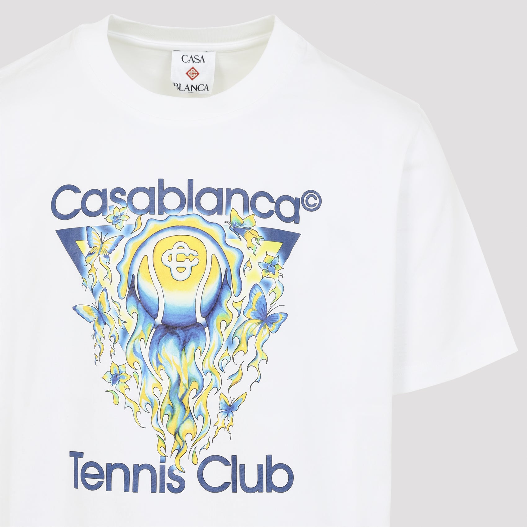 Casablanca Tennis Club Icon T-Shirt - MEN CLOTHING - Casablanca - T.Luxy