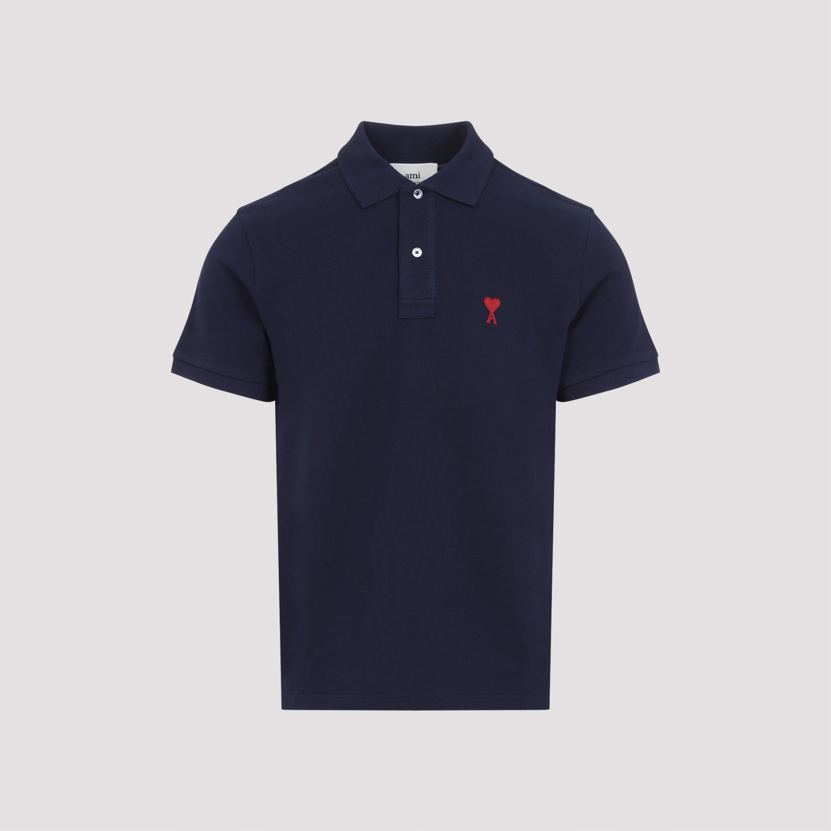 Ami Paris Polo - Blue | 92a43082025c39f295da4b4ca8c2afdb68805af0