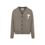 Ami Paris Cardigan - Nude & Neutrals | 14811817a636cc47504642bc5b15c9446a98c799