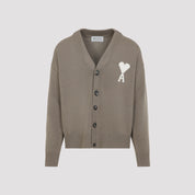 Ami Paris Cardigan - Nude & Neutrals | bd12e568c5db3e1ea424209fd06b50a847f82947