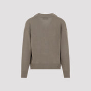 Ami Paris Cardigan - Nude & Neutrals | 65ad44e1aec4ebad071cd70255ab5c92594d0b2f