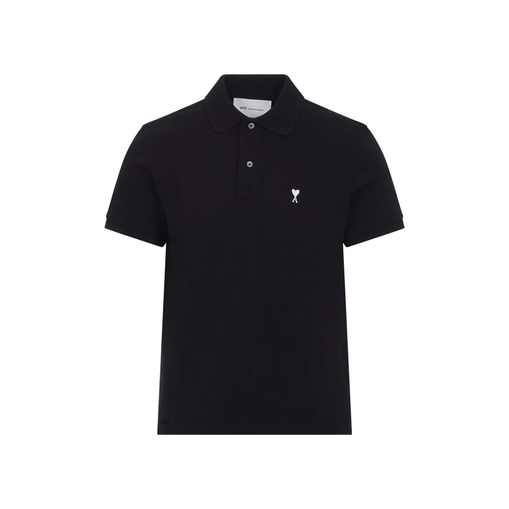Ami Contrasted Ami De Coeur Polo - MEN CLOTHING - Ami Paris - T.Luxy