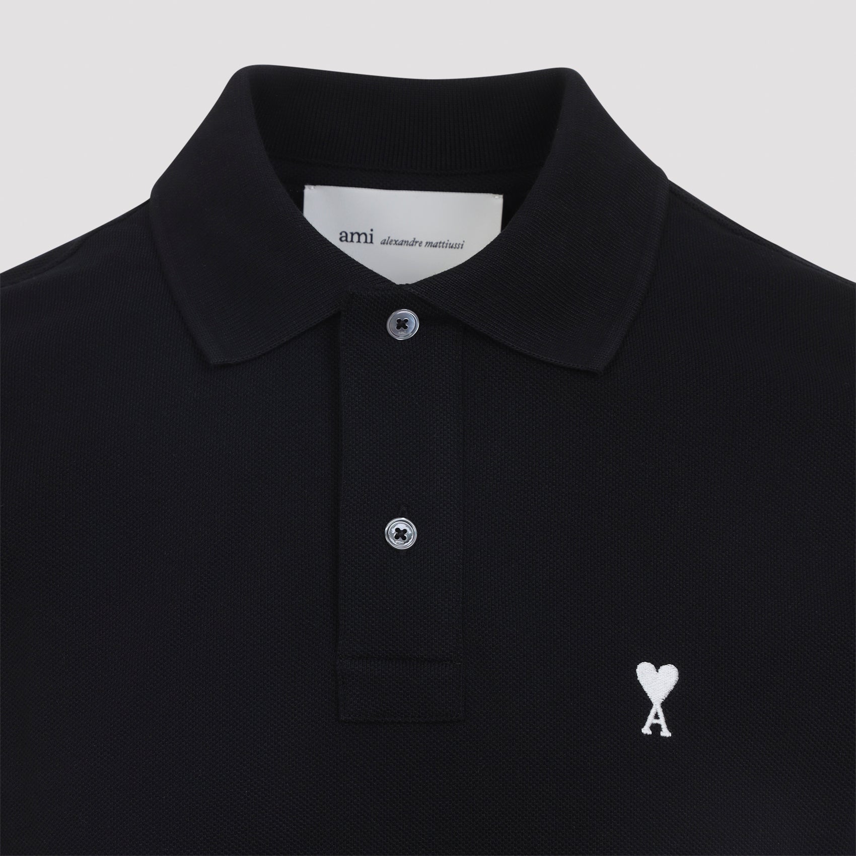 Ami Contrasted Ami De Coeur Polo - MEN CLOTHING - Ami Paris - T.Luxy