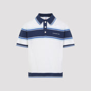 Casablanca Mesh Stripe Polo - MEN CLOTHING - Casablanca - T.Luxy