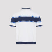 Casablanca Mesh Stripe Polo - MEN CLOTHING - Casablanca - T.Luxy