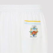 Casablanca Flower Court Icon Shorts - MEN CLOTHING - Casablanca - T.Luxy