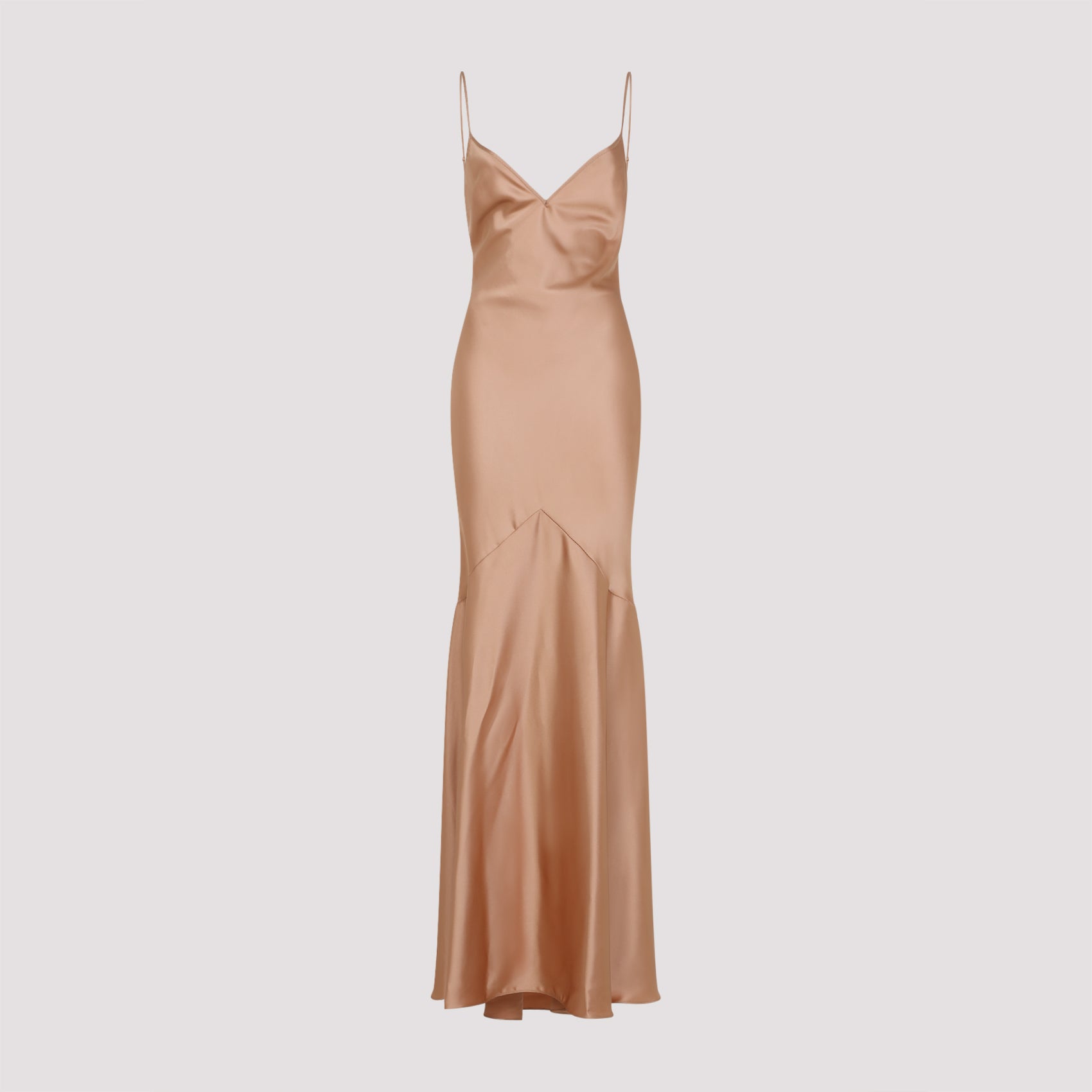 Elisabetta Franchi Satin Gown Dress - WOMEN CLOTHING - Elisabetta Franchi - T.Luxy