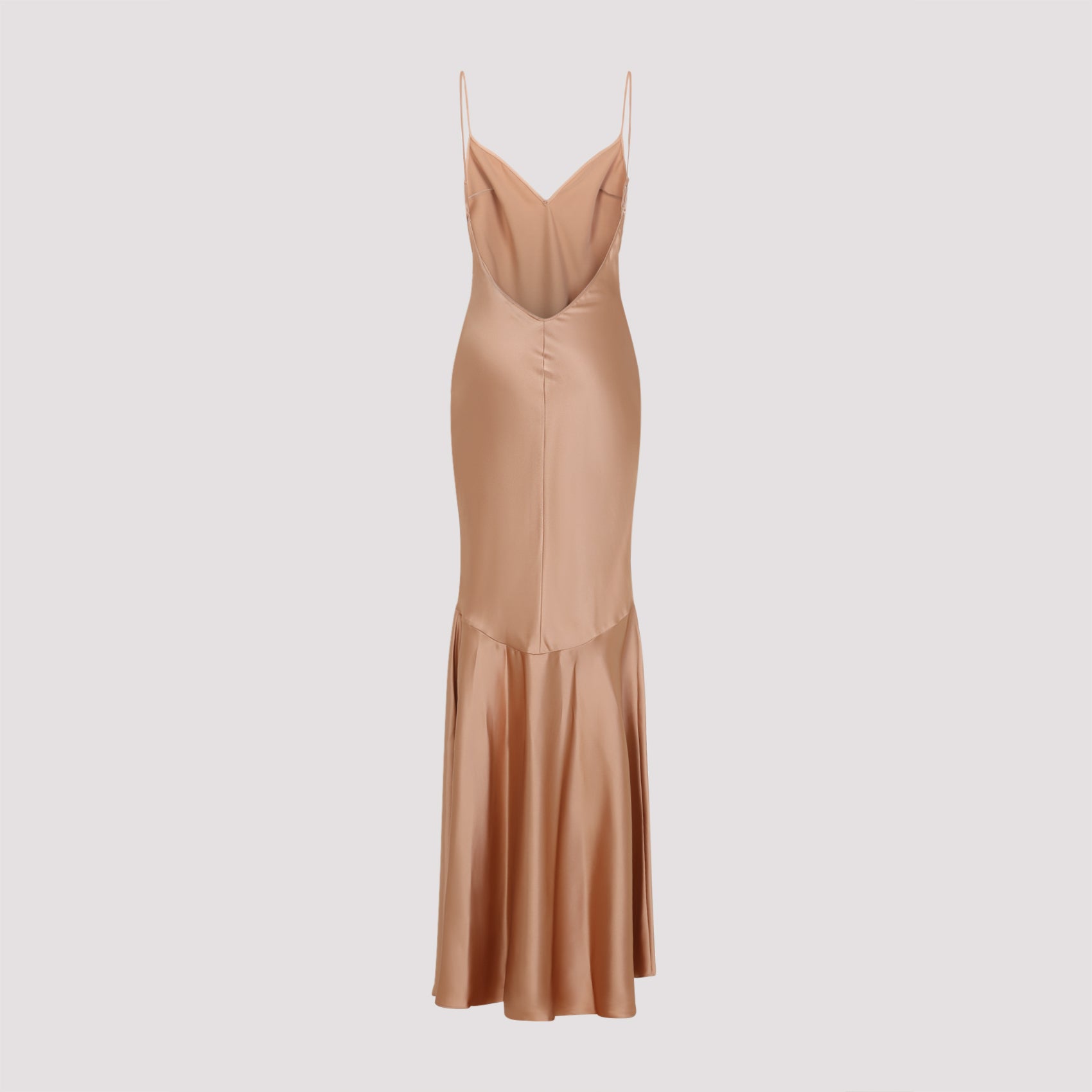 Elisabetta Franchi Satin Gown Dress - WOMEN CLOTHING - Elisabetta Franchi - T.Luxy