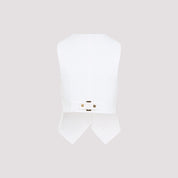 Elisabetta Franchi Gilet - White | 6e4af5c4e2e77f880395f8d6530aab038c35f410