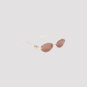 Valentino Eyewear Sunglasses - Metallic | 43edf7764827ae9cf32de0eaa302844b0a1eac8f
