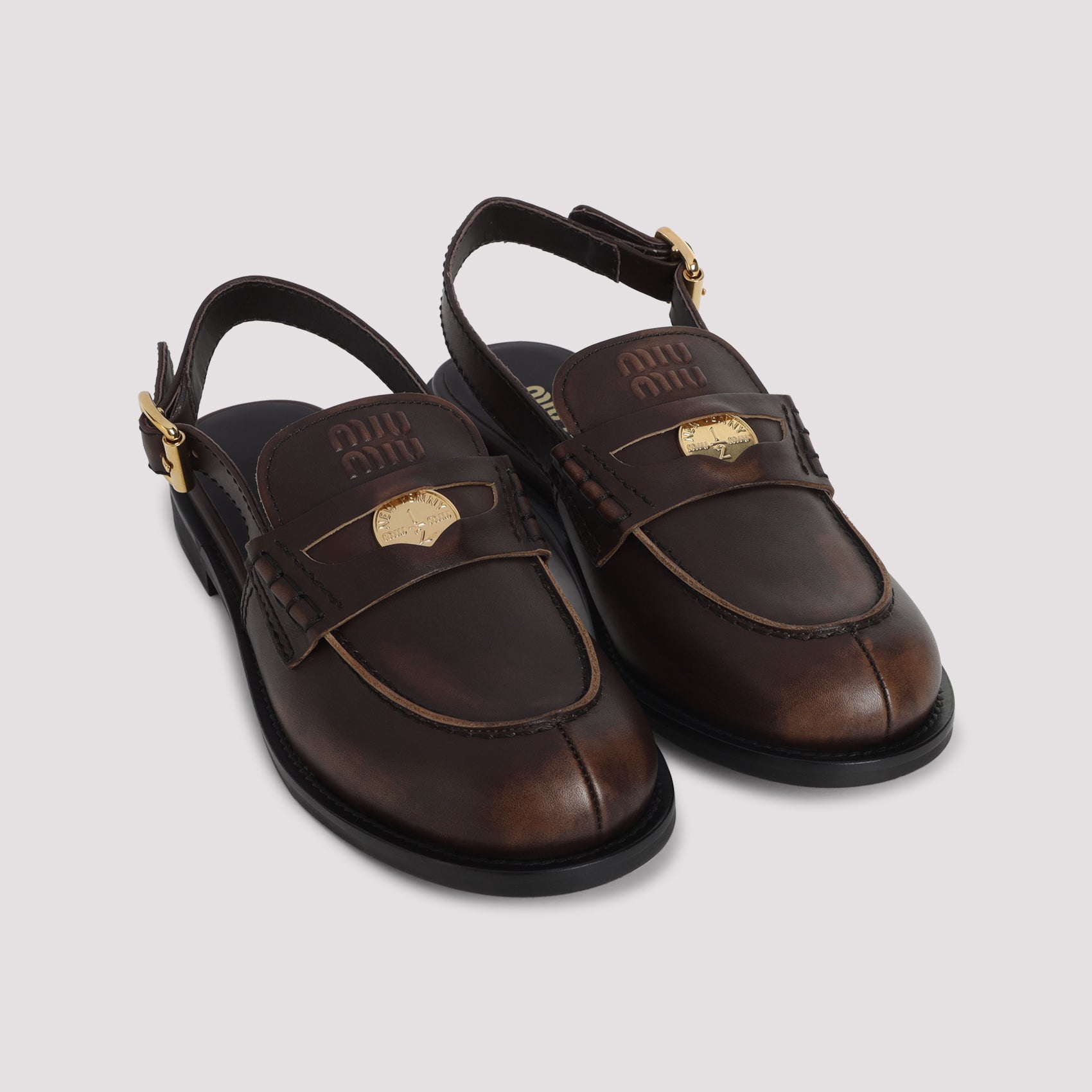 Miu Miu Loafers - Brown | ba2a5bc74f83563bdd019dbe5aafe00e0dfd6303