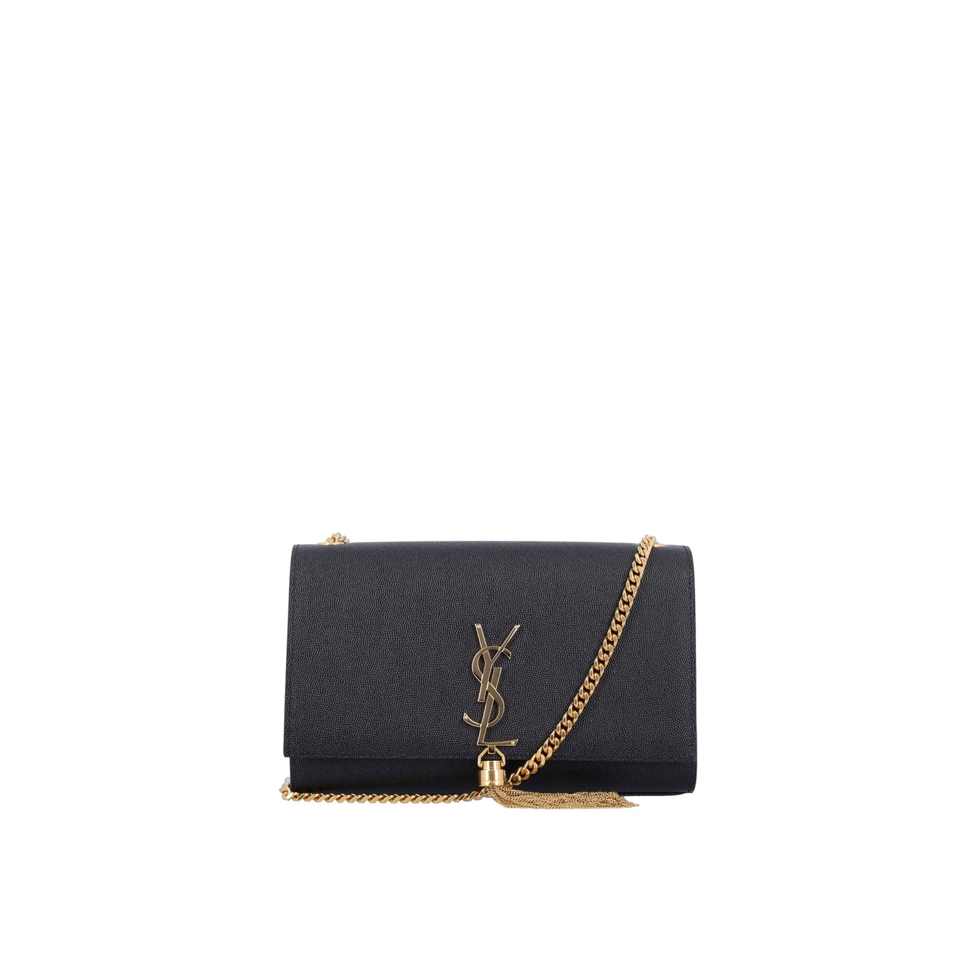 Kate Small Tassel Grain Leather Napkin Shoulder Bag
