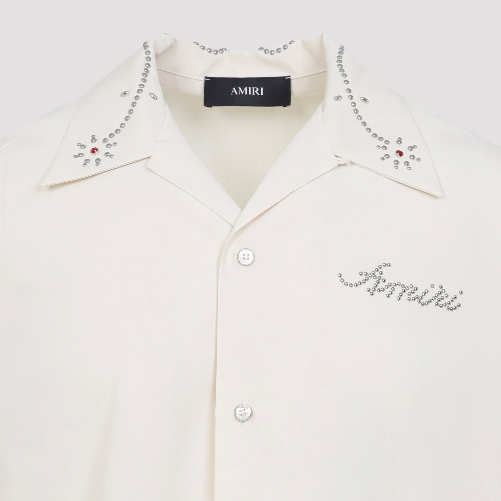 Amiri Studded Camp Shirt - MEN CLOTHING - Amiri - T.Luxy