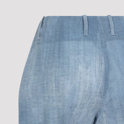 Ermanno Scervino Wide leg - Blue | dc36456520eedeb853bdee73348019f93361c98a
