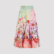 Roberto Cavalli Midi skirts - Green | 6a82d4e6f6e8a943f7a2ead9db02bd8191f055f2