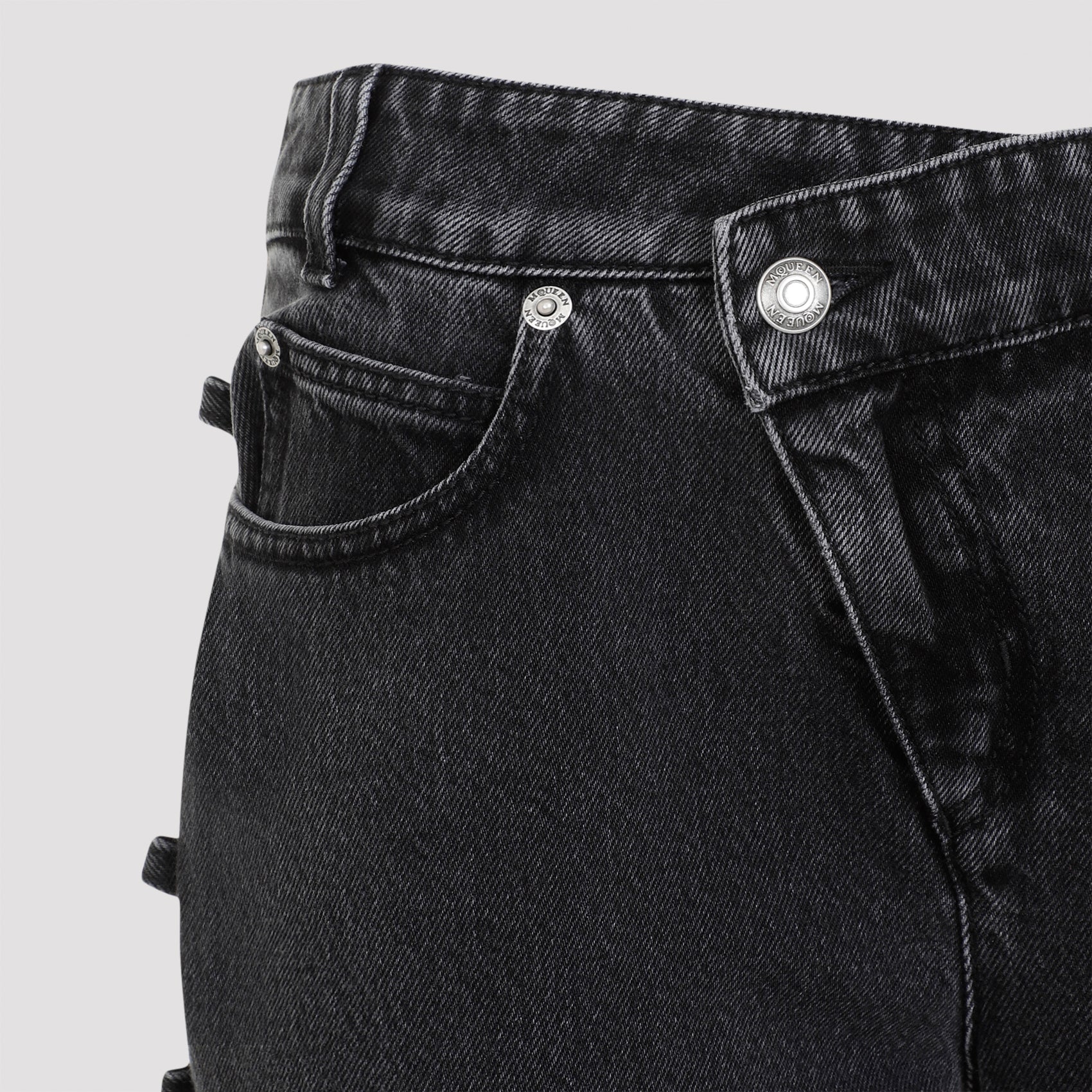 Alexander Mcqueen Tied Jeans - WOMEN CLOTHING - Alexander Mcqueen - T.Luxy