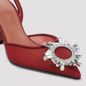 Amina Muaddi Pumps - Red | 506b0c8328bb80a9b5e8fb01e9ac69a812093639