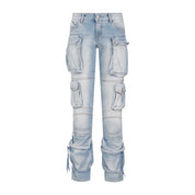 The Attico Regular & straight leg - Blue | 2b119db5451bebbbc671908d4a4d137a48098f3a
