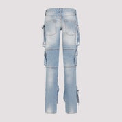 The Attico Regular & straight leg - Blue | f7ff3709b47d04683c979771544735548d7a074d
