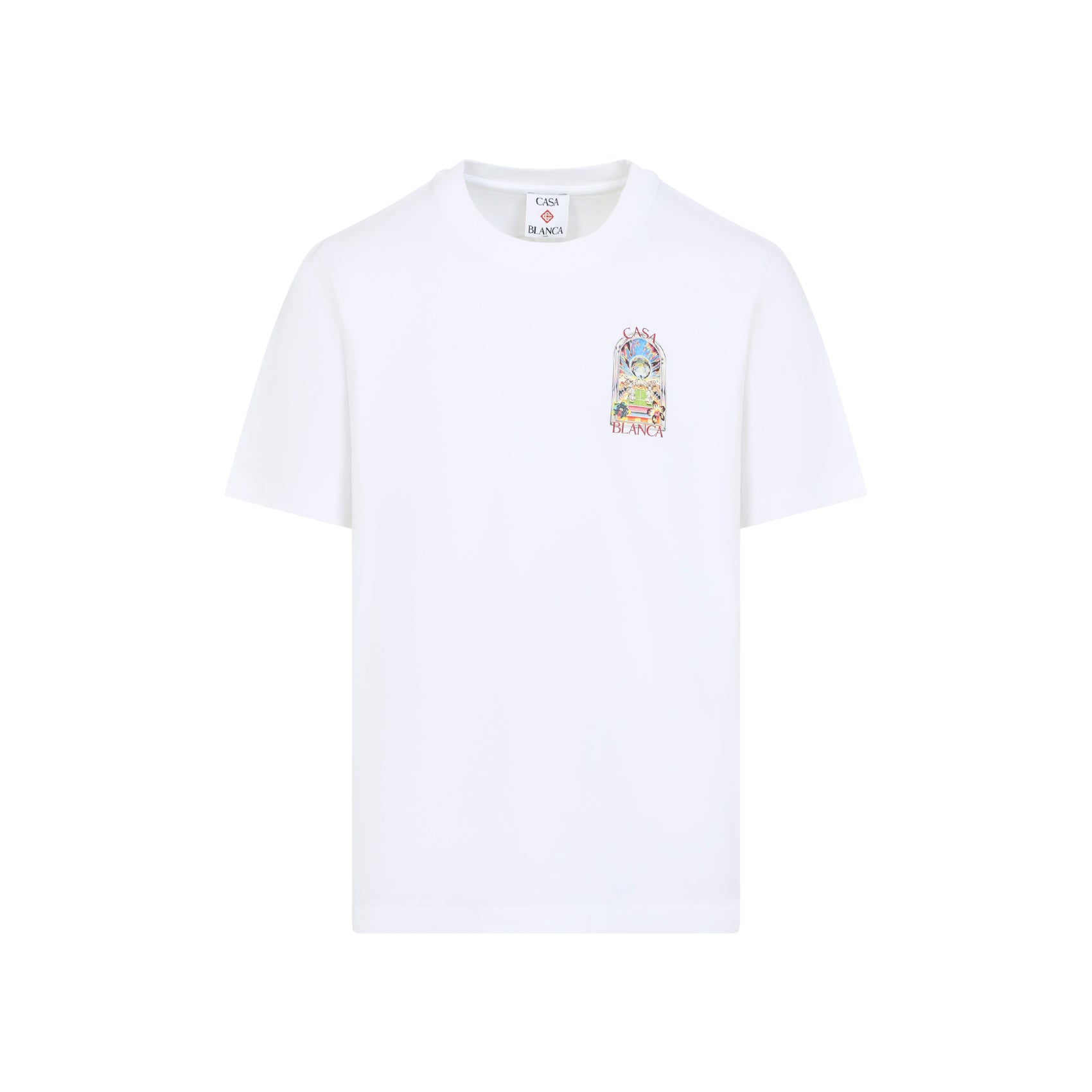 Casablanca Orchid Court T-Shirt - MEN CLOTHING - Casablanca - T.Luxy