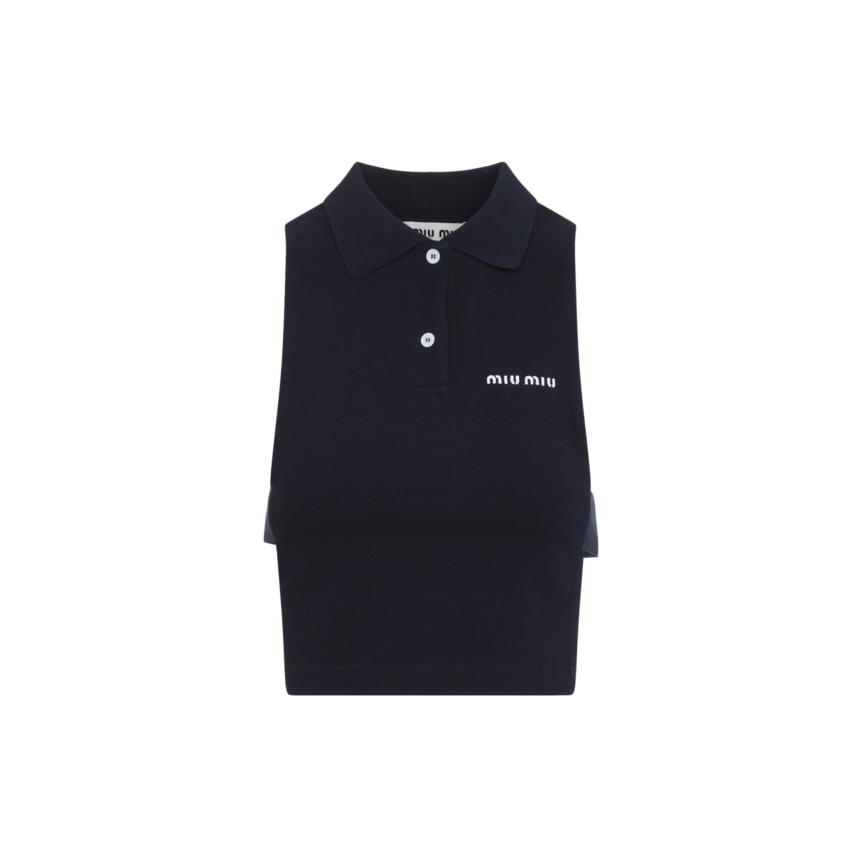Miu Miu Polo - Blue | 66876f21d38391a53e38426ca2c1441aa9f59c97