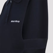 Miu Miu Polo - Blue | 4a9646bad7beeed706eede8cd68ad8243b8a76b4