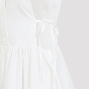 Miu Miu Mini dresses - White | ffaf89b63a956e7cb3ee8e1cf5d526a7ad72f958